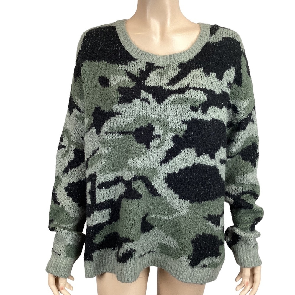 Workshop Republic Clothing Camo Sweater size X-LARGE Xlarge‎